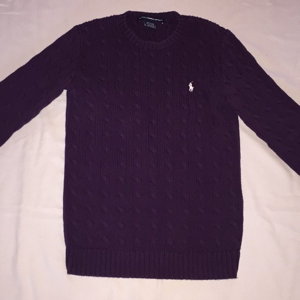 Ralph Lauren Sport purple sweater size M